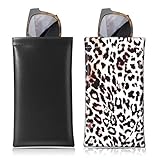MoKo Squeeze Top Glasses Pouch (2 Pack), Portable