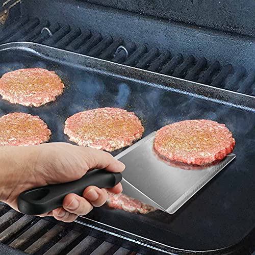 HULISEN Smashed Burger Kit, Stainless Steel Burger Press, Grill Spatula