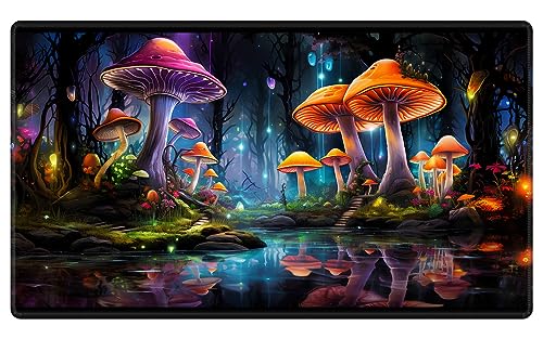 EDGFRTOIO Playmat 24" x 14" Game Mats Tabletop