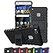 Huawei P9 Lite case, Ueokeird Hybrid Dual Layer Armor Protective Phone Case Cover with Kickstand for Huawei P9 Lite (Black)