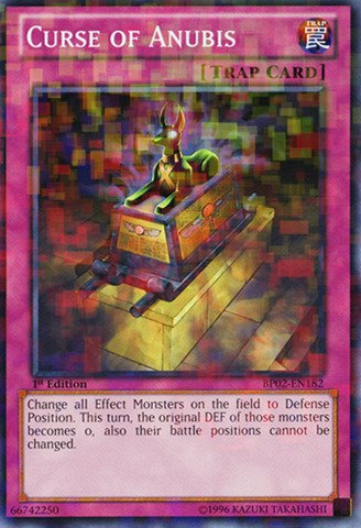 Yu-Gi-Oh! - Curse of Anubis (BP02-EN182) - Battle Pack 2: War of the Giants - 1st Edition - Mosaic Rare