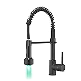 GIMILI Black Kitchen Faucet with Sprayer Modern