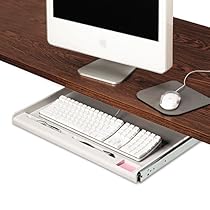 Innovera 53000 Standard Underdesk Keyboard Drawer, 24-1/4w x 15-1/3d, Light Gray