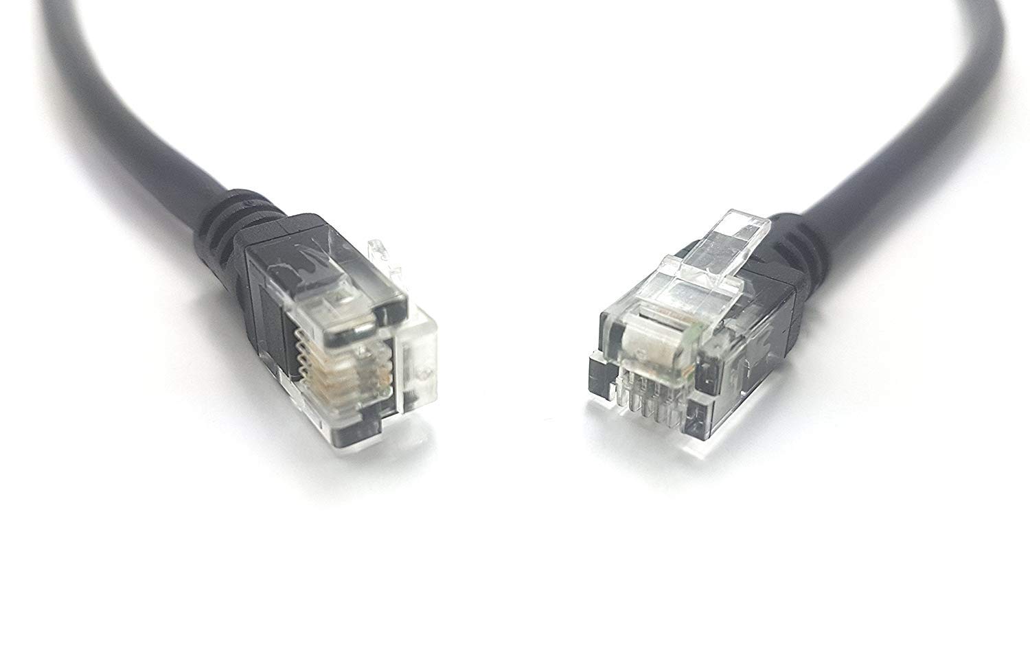 MainCore 50cm Black ADSL 2+ High Speed 26AWG Broadband Modem Cable RJ11 to RJ11 (Available in 0.5m, 1m, 1.5m, 2m, 3m, 4m, 5m, 10m, 15m, 20m) (0.5m)