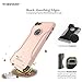 iPhone 7 Case, (Rose Gold) SaharaCase Protective Kit Bundle with [ZeroDamage Tempered Glass Screen Protector] Rugged Protection Anti-Slip Grip [Shockproof Bumper] Slim Fit - Rose Gold