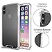 iPhone X Case, iPhone 10 Case, Gruichi Crystal Clear Case, Shock Absorption Technology TPU Bumper Hard Back Cover Case for Apple iPhone X, iPhone 10