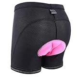 Sportneer Bike Shorts for Women 3D Padded Womens Girls Cycling Bicycle Biking Underwear Shorts