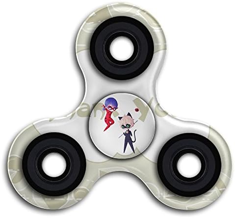 Miraculous Ladybug And Cat Noir Logo Tri-Spinner Fingertip For Child And Adult