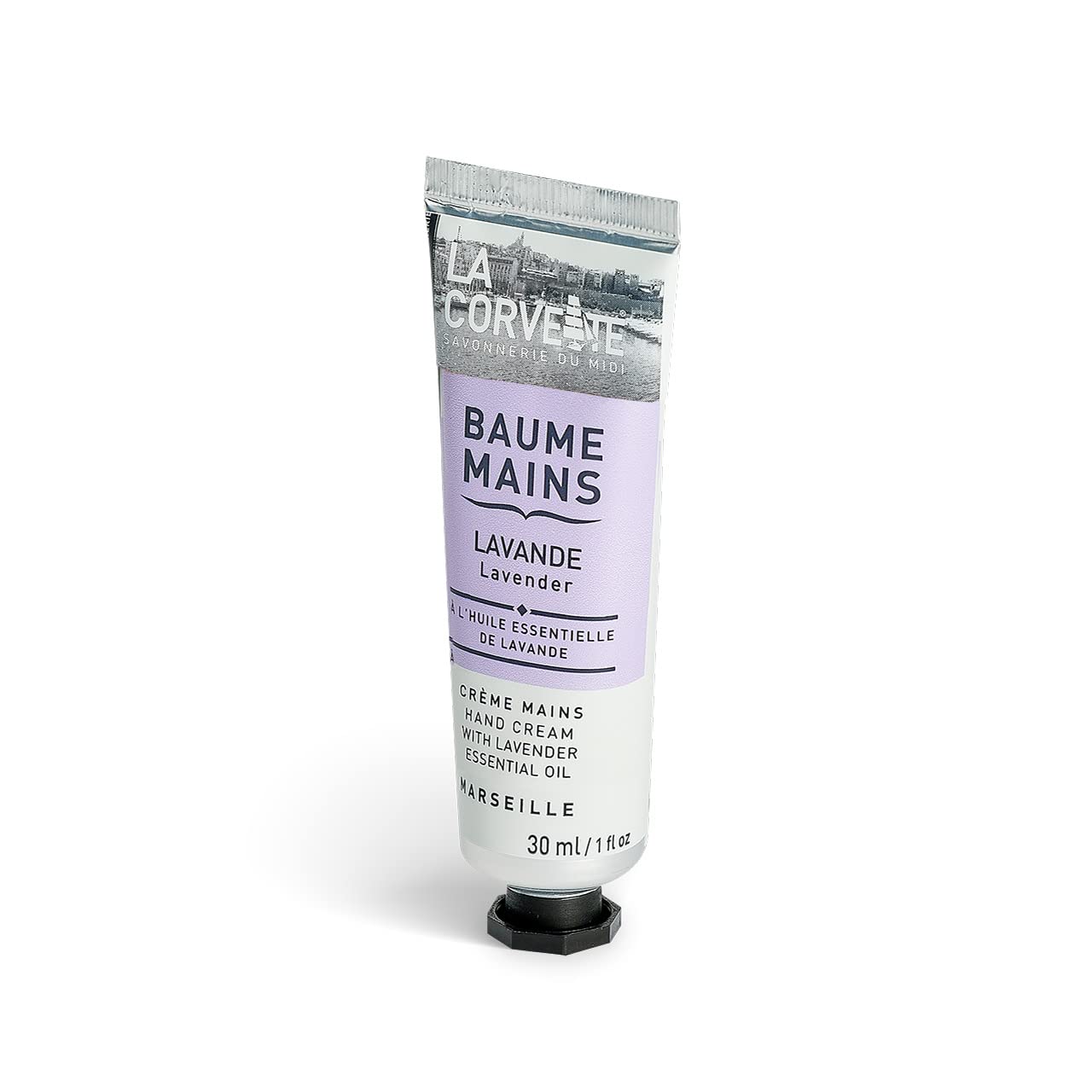 La Corvette, Lavender Flower Hand Cream with Organic Olive Oil, 30 ml