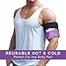 Hot and Cold Therapy Reusable Gel Pack Ideal for Women and Children for Injuries and Pain Relief with Adjustable Elastic Strap (LARGE)