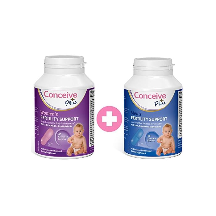 Conceive Plus Men’s Fertility Supplements: Increase Testosterone and Sperm Volume - Zinc, Maca Root and More