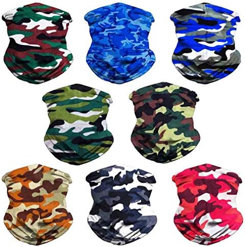 Eytan Outdoor Sports Multifunctional Headwear - Wear as Headband Face Mask Neck Gaiter Scarf Wrap Sweatband for Hunting Fishing Hiking - Seamless Tube Bandana