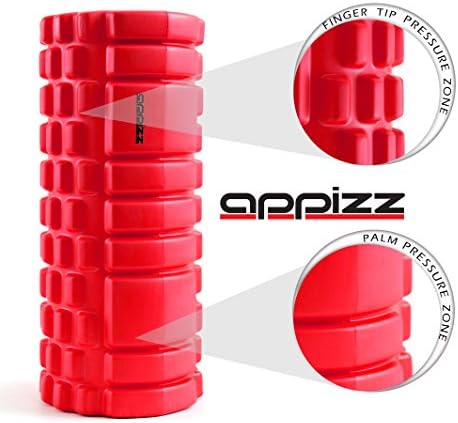 Appizz Muscle Foam Roller for Self-Massage to Release Muscle Tightness or Trigger Points, 13 x 5.5-Inch