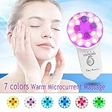 Carer 7 Color Light RF Machine Radio Frequency Face Lift Device Skin Rejuvenation BIO Face and Body Massager Skin Care Tools