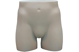 Econoco Male Hip Form, Milky White