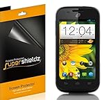 [6-Pack] SUPERSHIELDZ- High Definition Clear Screen Protector Shield For ZTE Savvy Z750C (Straight Talk ,Net10) + Lifetime Replacements Warranty- Retail Packaging
