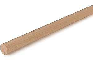 Cindoco Maple Dowel 1/2" Round, Single Piece