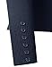 BIADANI Women Button Down Long Sleeve Soft V-Neck Cardigan Sweater Navy XXX-Large