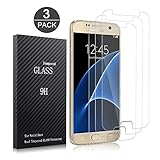 Samsung Galaxy S7 Screen Protector,XUZOU 2.5D Edge Tempered Glass 3D Touch Compatible,9H Hardness,Bubble Free (3Pack)