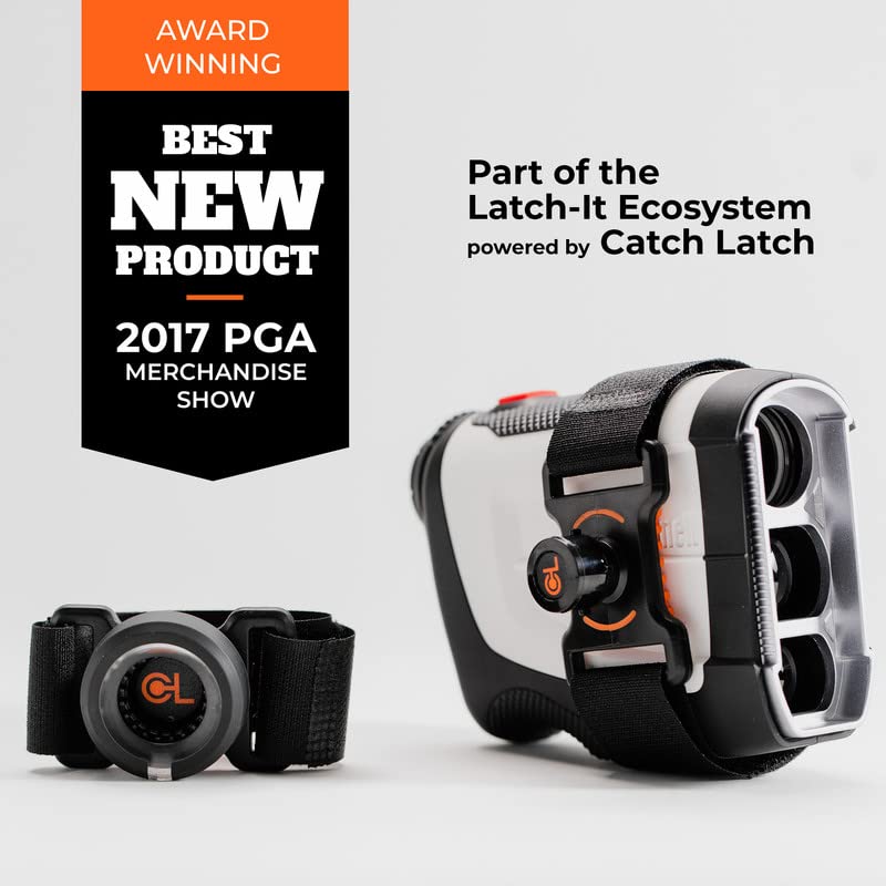 Frogger Golf Rangefinder Holder for Golf Carts with Latchit