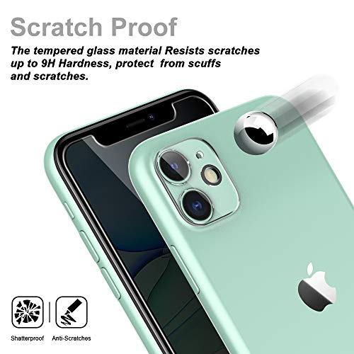 4 Pack Tauri 2 Pack Privacy Screen protector + 2 Pack camera lens