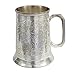 Alchemade 100% 20 oz Etched Silver Beer Stein - Large Vintage Renaissance Metal Tankard - Goblet Mug For Beer, Cocktails, Or Your Favorite Beverage - Keeps Drinks Cold