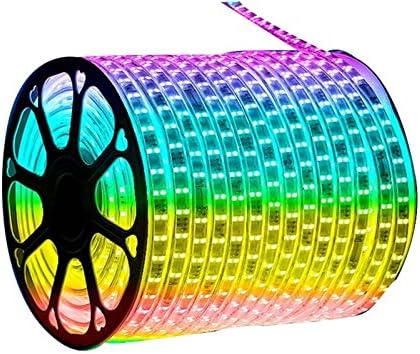 100m a roll- 220V SMD5050 RGB 60leds/m Holiday LED Flexible Strip Light Lighting Tape Lights Power Supply