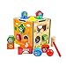 GEDIAO Pounding Bench Wooden Toy with Mallet Shape Sorter for Toddlers (Developmental Toy)