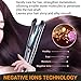 Hair Straightener, Curling Iron straightening Iron 2 in 1 Hair Curler Straightener Tourmaline Ceramic Hair Types Tools with LED Digital Display Adjustable Temperature (C3)thumb 3