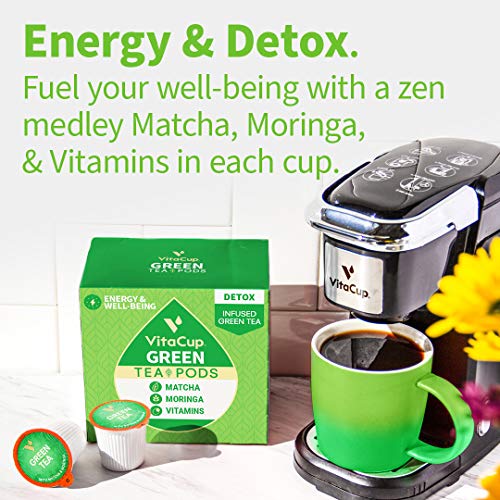 VitaCup Green Tea Pods 64ct with Matcha 