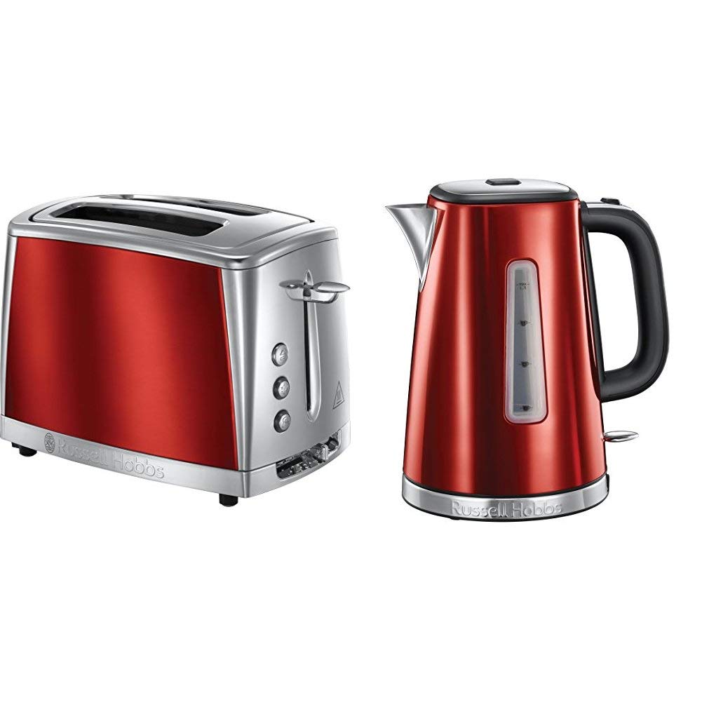 Russell Hobbs Luna Quiet Boil 1.7L Electric Kettle & 2 Slice Toaster