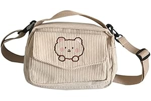 GGOOB Kawaii Purse Crossbody Bag Kawaii Wallet Kawaii Crossbody Bag Kawaii Corduroy Purse