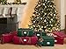 Covermates Keepsakes Gift Wrap Organizer - Holds up to 25 Rolls - Heavy Duty - Accessory Trays with Adjustable Compartments - Mesh Pocket - Holiday Storage, Red