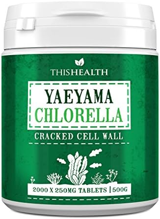 Chlorella Tablets 500g - 2000 250mg Tablets. Premium Japanese Yaeyama Chlorella