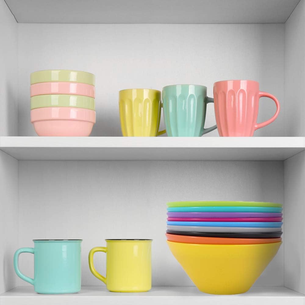 20 Ounce Plastic Bowls, Large Cereal Snack Bowls Unbreakable and Reusable Soup Bowls Salad Bowls, Kids Safe Toddler Bowls, Set of 9 in 9 Assorted Colors: Kitchen & Dining
