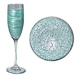 Teal Beer & Beverage Glitter | 4 Gram Jar | Edible Food Grade Beer Glitter, Cocktail Glitter & Beverage Glitter from Bakell