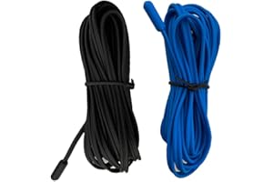 Set of 2 Temperature Probe Sensors (Black and Blue) for Commercial Refrigerators and Freezers - Works with Dixell, Carel, and More! by Xiltek