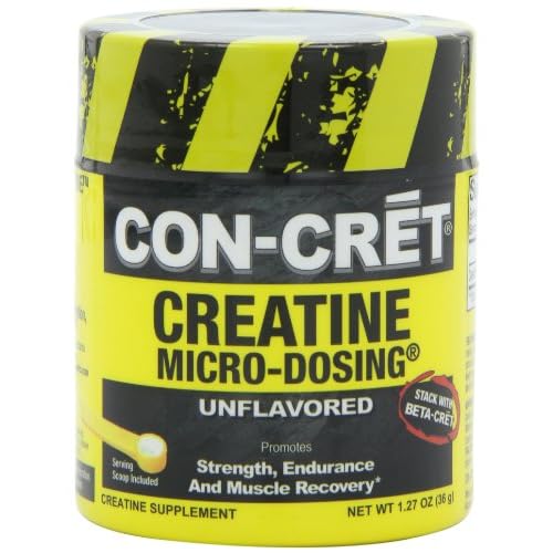 Con-Cret Creatine with Micro-Dosing Unflavored 48 servings, 1.27 Ounce Tub image