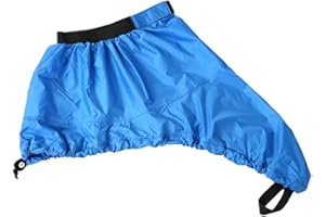 SUWIAKLALL Waterproof Kayak Spray Skirt Retractable Cockpit Deck Cover Water Sports