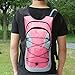 Monvecle Hydration Pack Water Rucksack Backpack Bladder Bag Cycling Bicycle Bike/Hiking Climbing Pouch + 2L Hydration Bladder Pink
