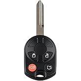 Kilessgo Key Fob Replacement for 2005-2012 Ford Edge Flex Fusion Lincoln MKS Mazda Mercury Milan OUCD6000022 315MHz 4 Buttons