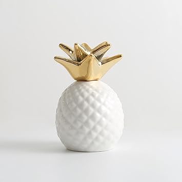 Amazon Dbmart 可愛いパイナップル貯金箱 貯金箱 果物 陶器