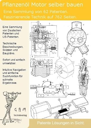 Pflanzenol Motor Selber Bauen 762 Seiten Patente Zeigen Wie