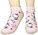 JJMax Women's Hello Kitty Cute Cotton Blend Ankle Socks Set (Milk Kitty)