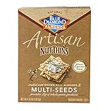 Gluten Free Artisan Nut-Thins Cracker Snacks with Multi-Seeds (Pack of Four - 4.25 Oz. Boxes)