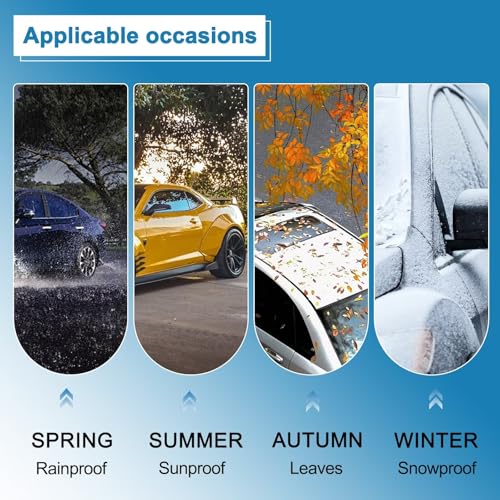 Holthly Exterior SUV Car Cover for Mercedes Benz GLC (2015-2025), Car Cover 10 Layers of Protection, 100% Waterproof, Anti-Dust, Windproof, Rain Waterproof, UV Protection