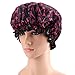 Shower Cap, ESARORA 4 PACK Bath Cap Designed for Women Waterproof Double Layer