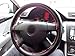 AULLY PARK Universal Car Steering Wheel Cover Genuine Leather Stitch On Wrap (Size L, Gray)