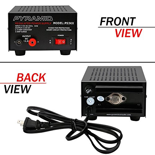 Pyramid 3-Amp 12-Volt Power Supply (PS3KX) - Import It All