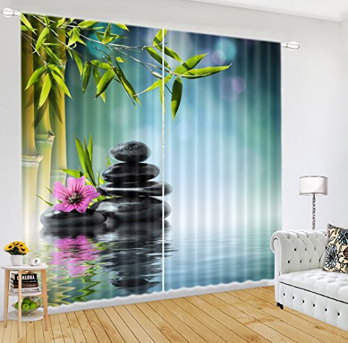 Lb 2 Panels Room Darkening Thermal Insulated Blackout Curtains